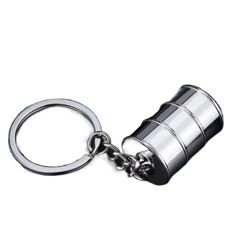 Hot Sale Oil Barrel Keychain Creative Oil Filling Keychain Promotional Gift Keychain