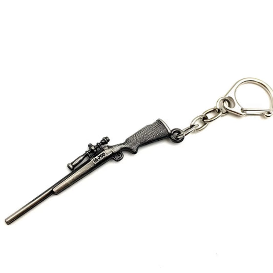 Fashion Creative Revolver Keychain Oil Drop Craft Small Gift Men Gun Keychain Metal Promotional Keychains