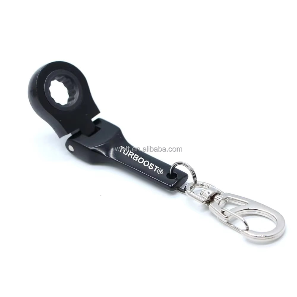 TURBOOST 10Mm Stubby Ratchet Wrench Keychain