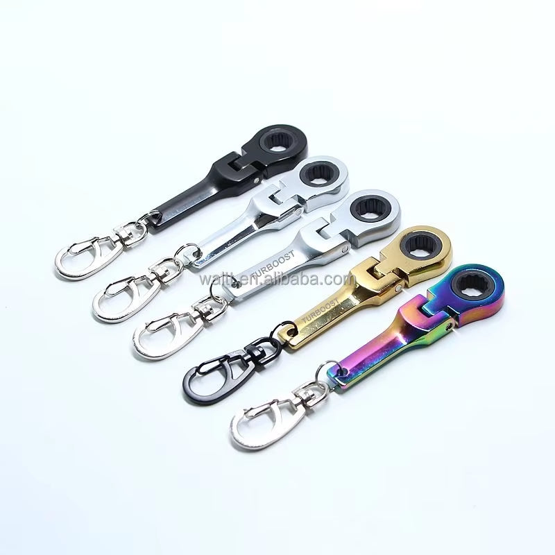 TURBOOST 10Mm Stubby Ratchet Wrench Keychain