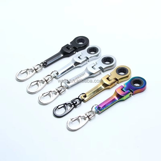 TURBOOST 10Mm Stubby Ratchet Wrench Keychain